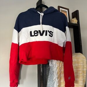 Levi's Colorblock cropped Hoodie